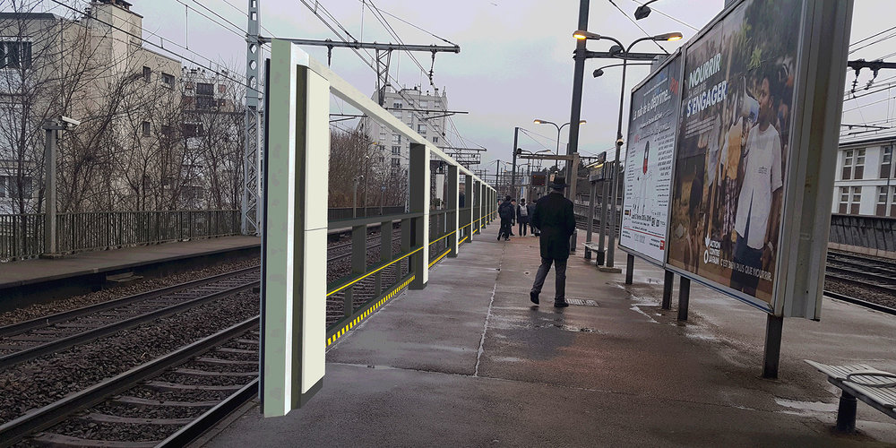Des  rideaux de sécurité  pour améliorer la régularité du Transilien